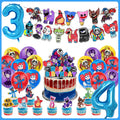 Cartoon Huggy Wuggy Birthday Decorations — Swuffy