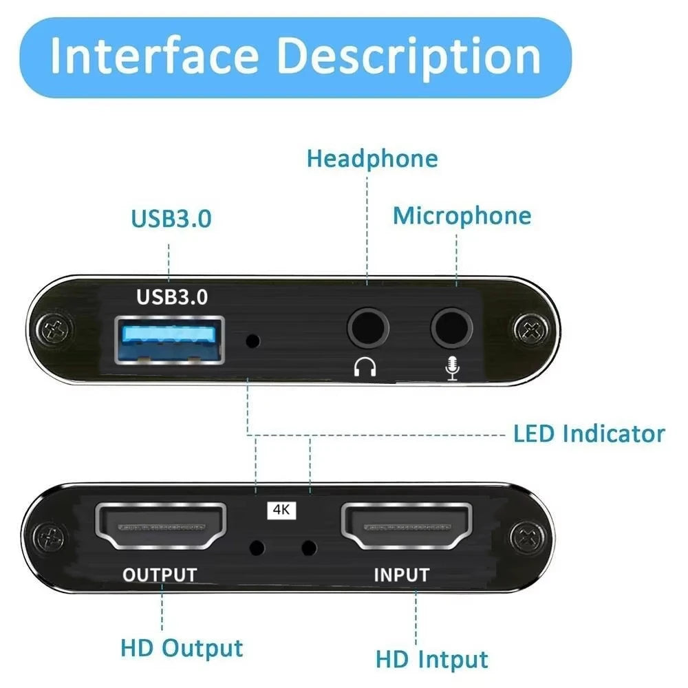 HDMI Compatible USB Video Capture — Swuffy