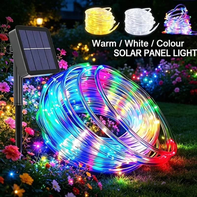 Solar String Lights Waterproof Tubular — Swuffy