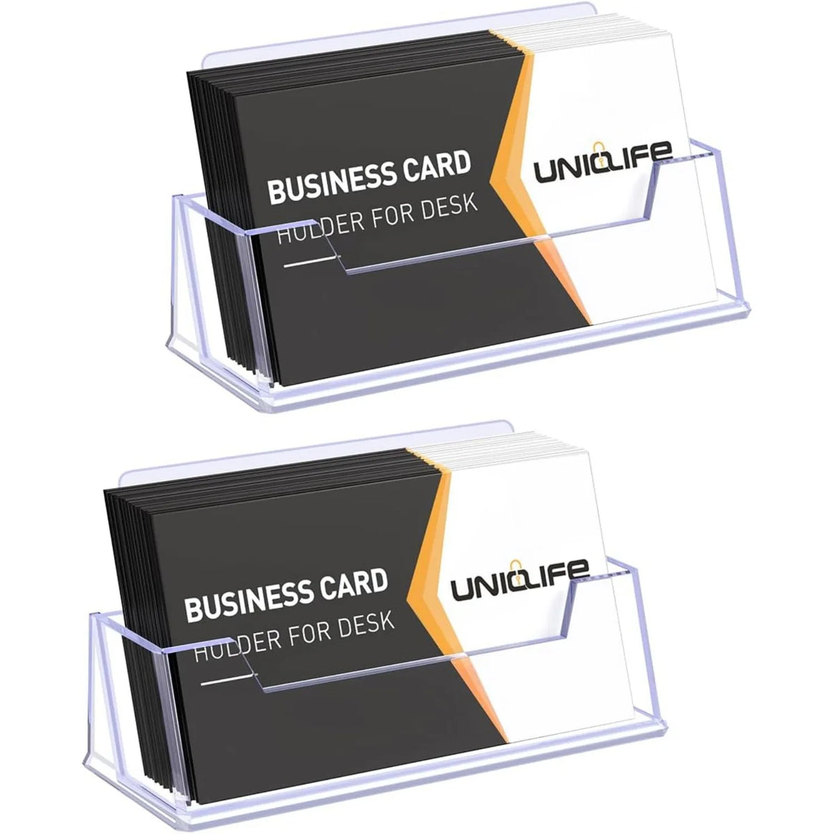 Acrylic Business Card Holder Desk — Swuffy