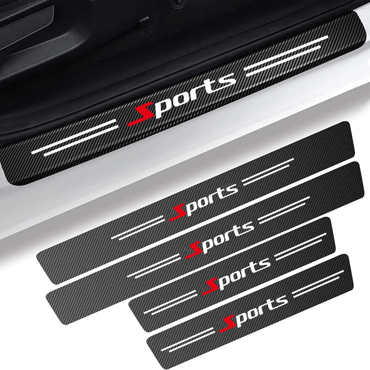 Carbon Fiber Leather Car Door — Swuffy
