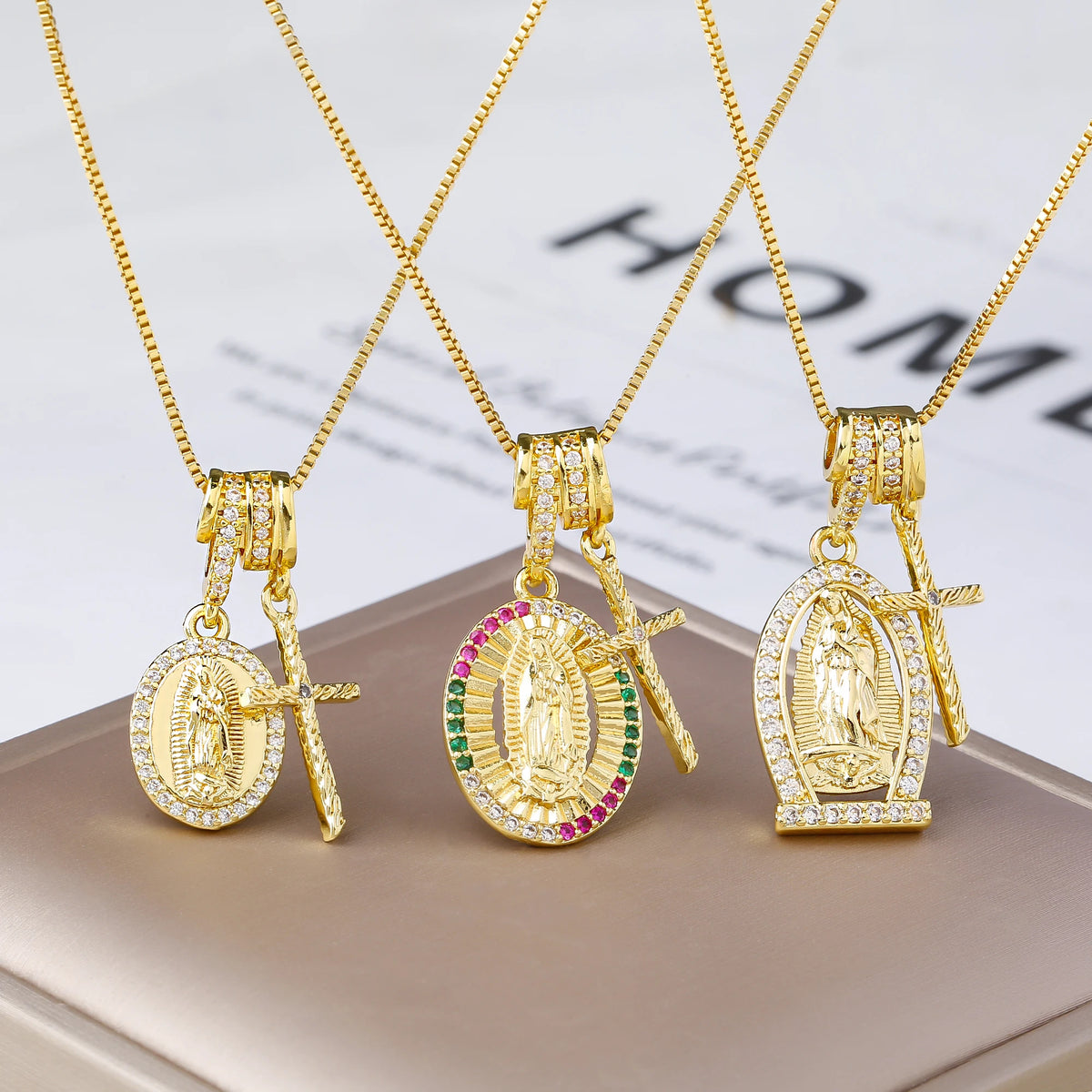 Our Lady Guadalupe Pendant Necklace — Swuffy