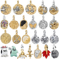 Silver Vintage Charms Zodiac Medallion — Swuffy