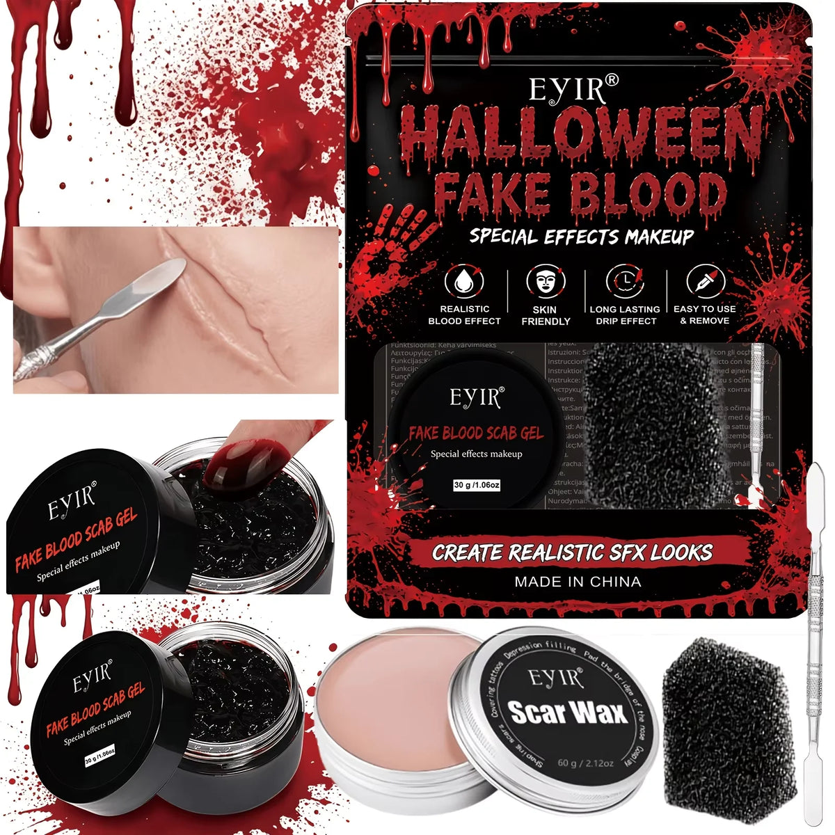 Eyir Halloween Sfx Makeup Kit — Swuffy