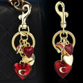Aesthetic Charm Keychain Gold Enamel — Swuffy