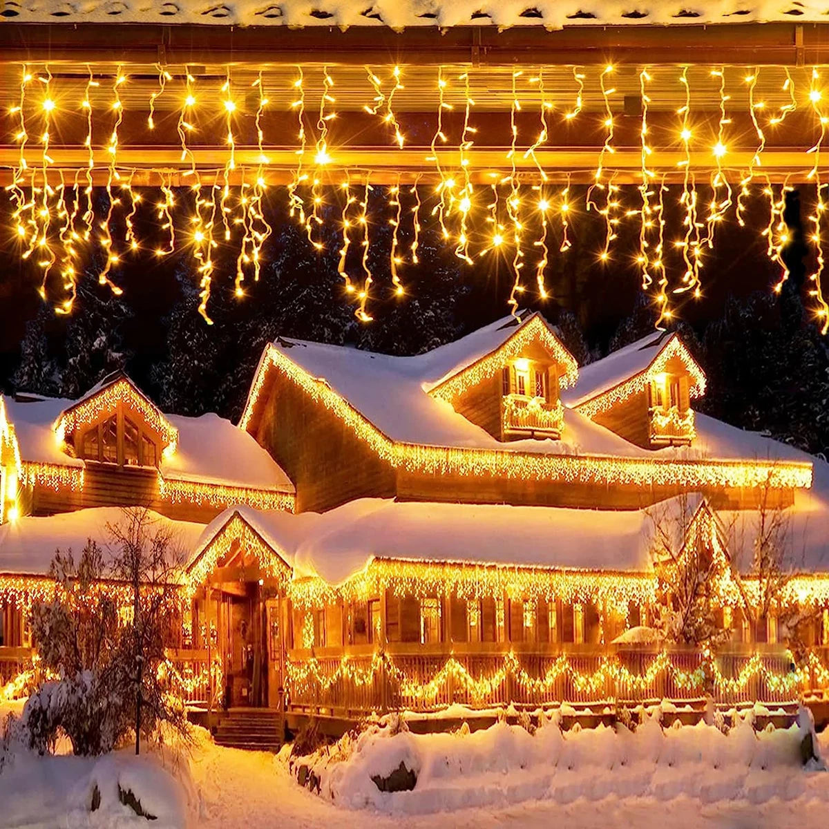 Icicle String Lights LED Fairy — Swuffy