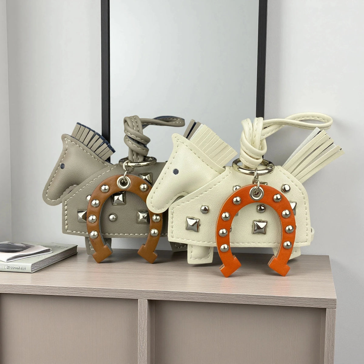 Streetwear PU Leather Horse Charm — Swuffy