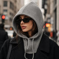 Knitted Hooded Caps Winter Neck — Swuffy