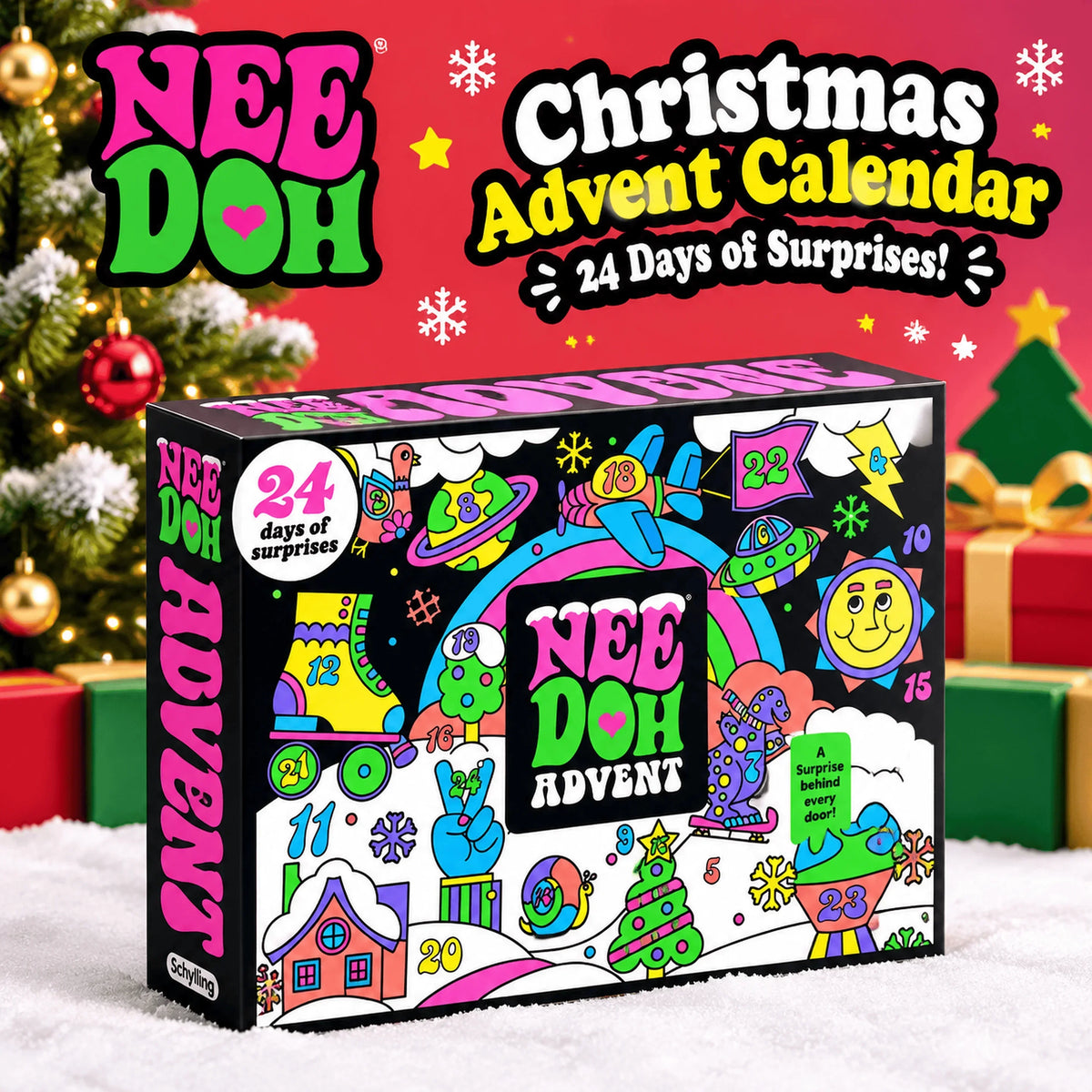 Needoh Christmas Countdown Calendar Pvc — Swuffy