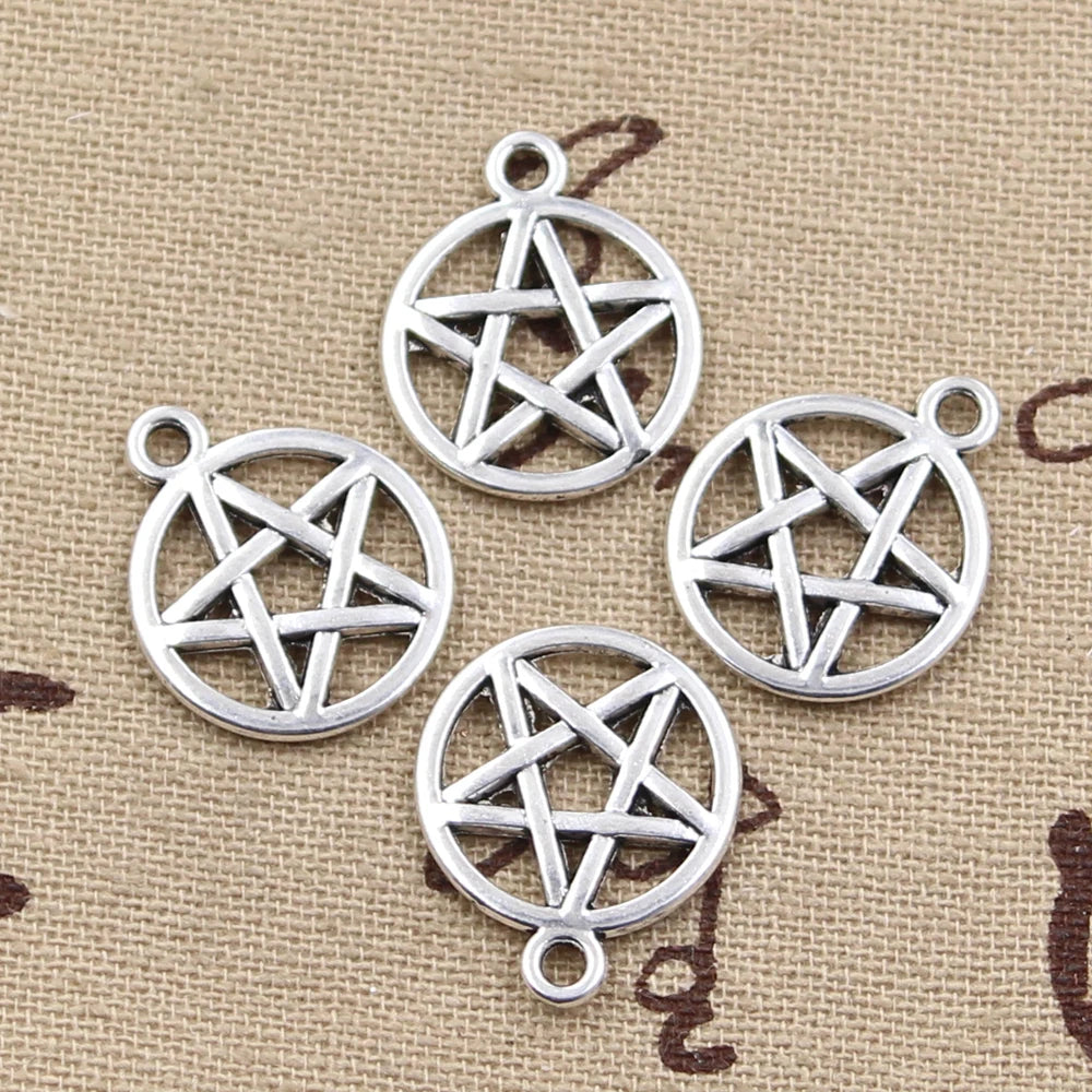Charms Star Pentagram Mm Antique — Swuffy