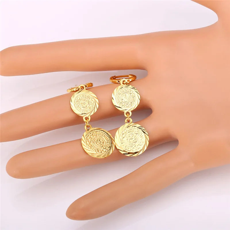 Double Round Coin Charm Dangle — Swuffy