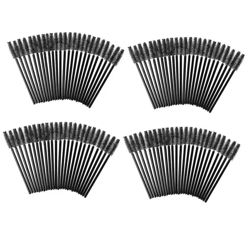 Black Disposable Mink Eyelashes Brushes — Swuffy