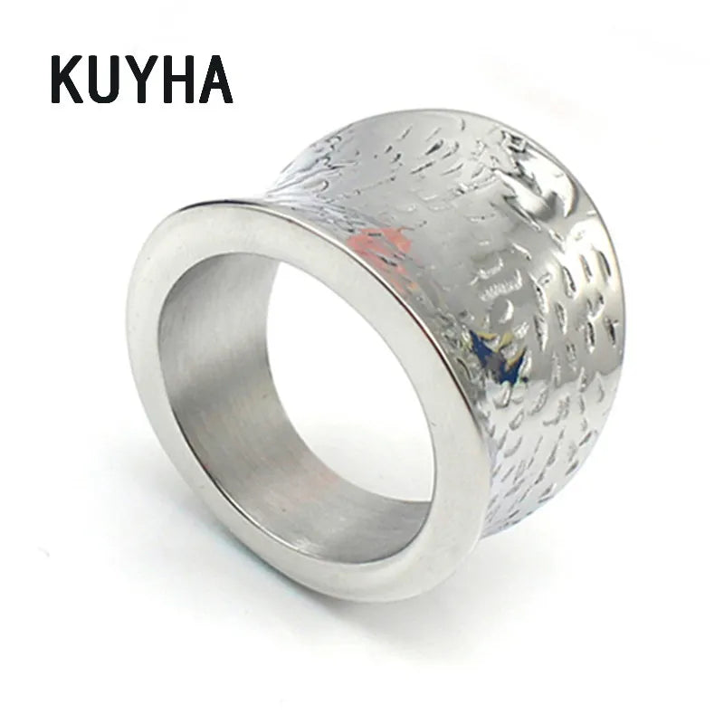 Rock Irregular Shape Ring Stainless — Swuffy