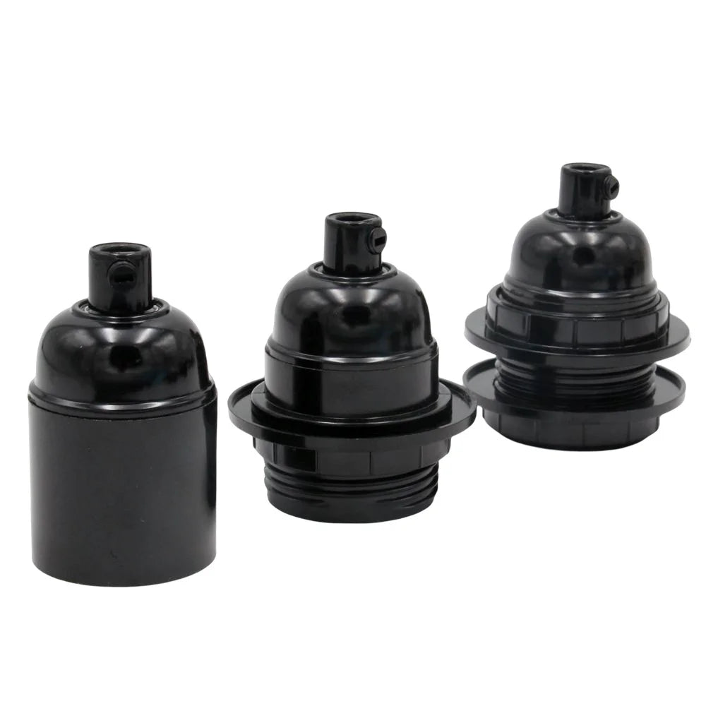 Nuvora Bakelite Plastic E27 Lamp Base Screw Lamp — Nuvora