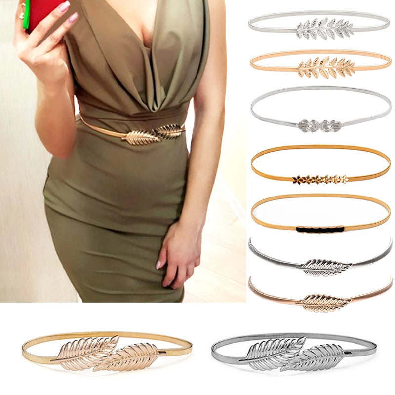 Flower Leaf Shape Belts Wedding — Swuffy