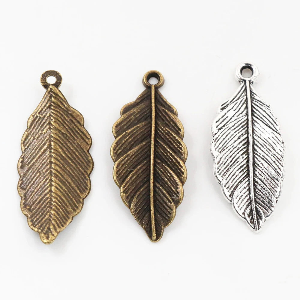 Charms Leaf Mm Antique Making — Swuffy