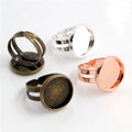 Child Ring Silver Plated Rose — Swuffy
