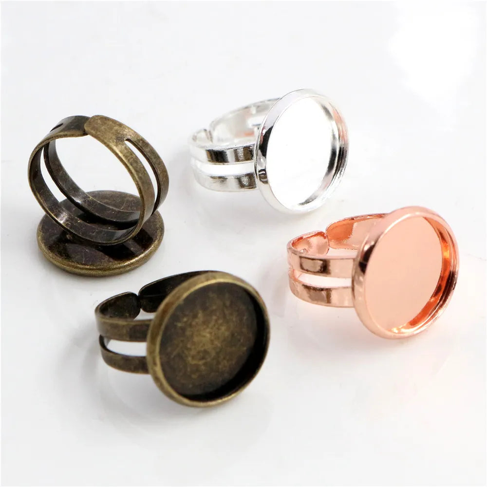 Child Ring Silver Plated Rose — Swuffy