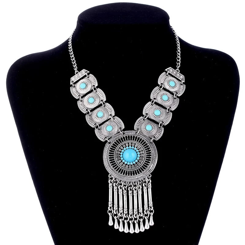 Bohemian Statement Long Collier Pendant — Swuffy
