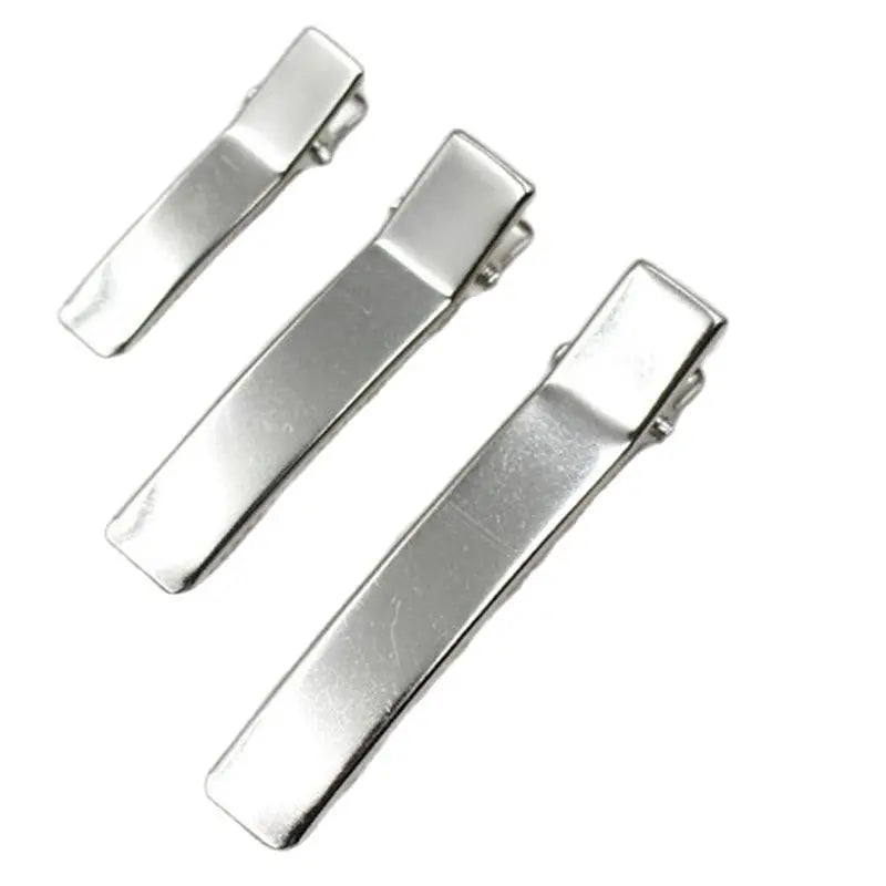 Double Prong Silver Flat Metal — Swuffy