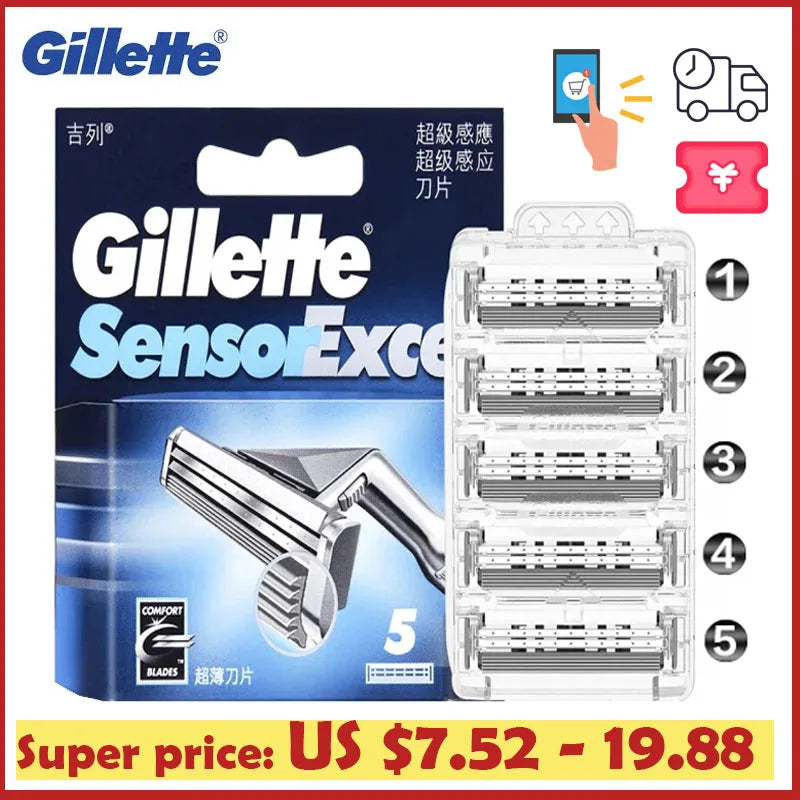 Gillette Sensor Excel Razor Blade — Swuffy