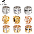 Kalen Rhinestone Rings Stainless Steel — Swuffy