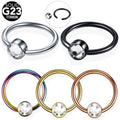 Titanium Septum Piercing Nose Ring — Swuffy