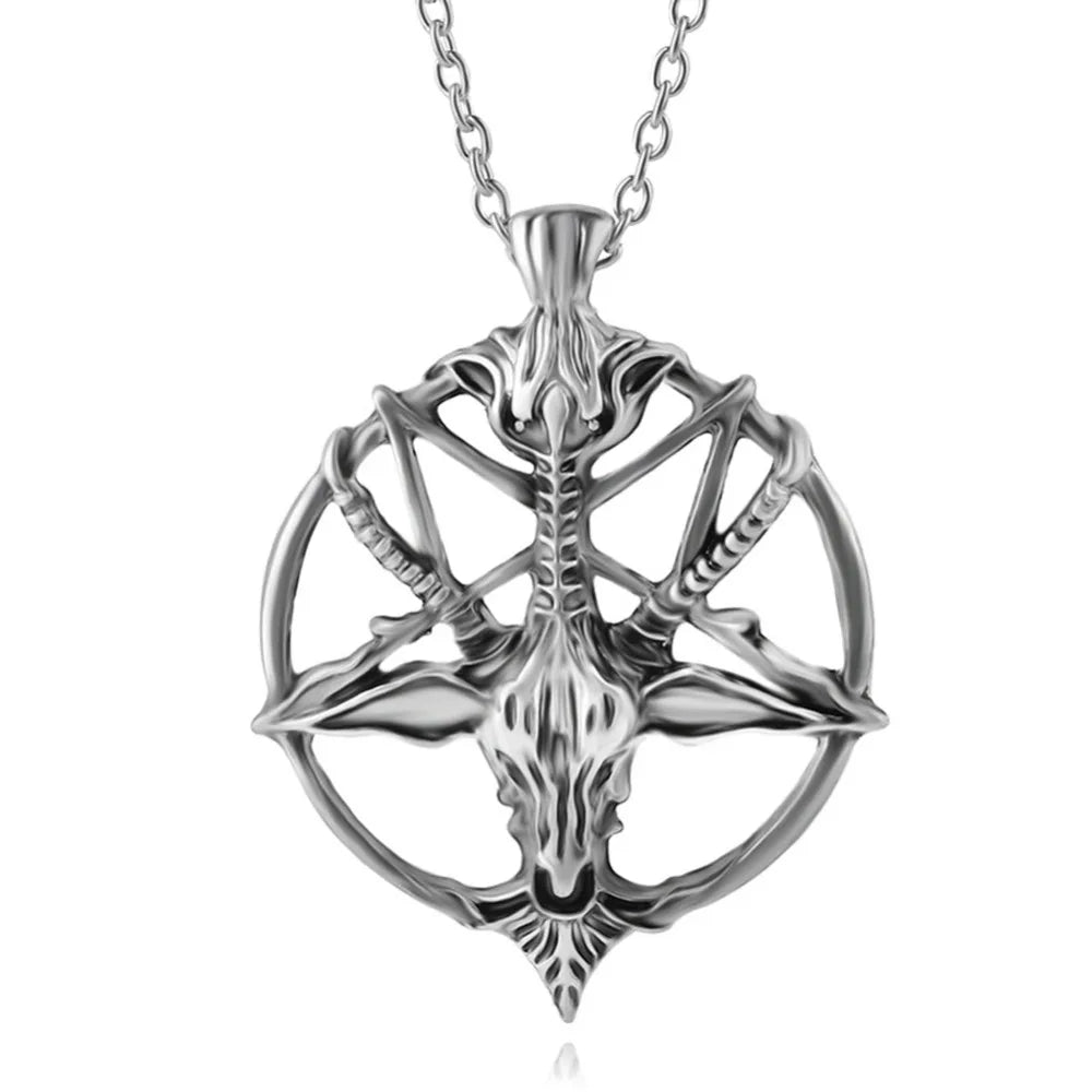 Baphomet Inverted Pentagram Goat Head — Swuffy