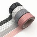 Black White Grid Washi Tape — Swuffy