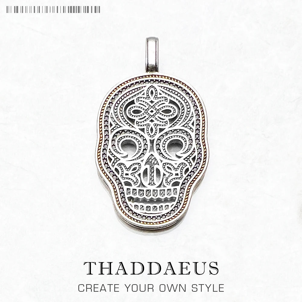 Pendant Skull Mask Yellow Brand — Swuffy