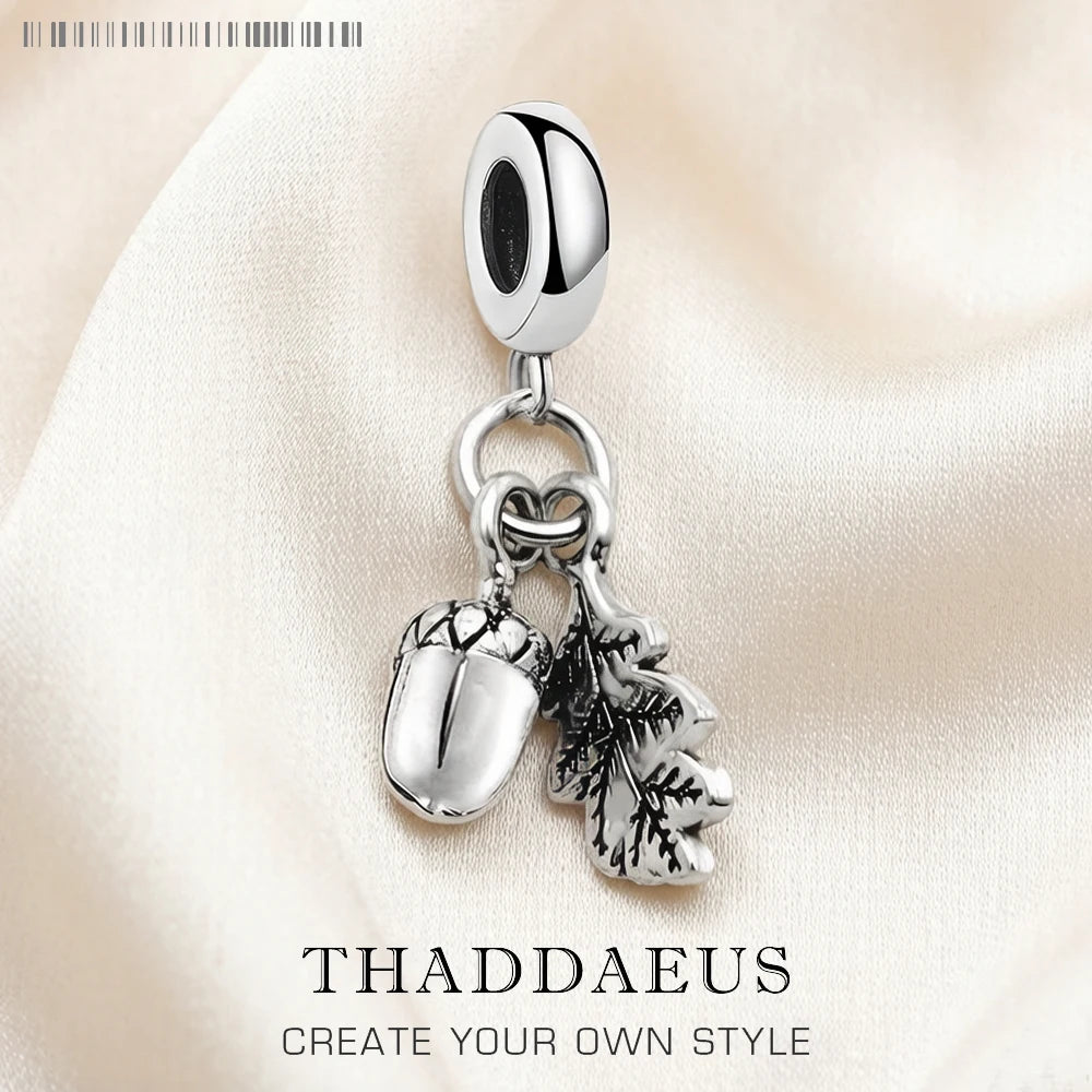 Acorns Leaves Charm Pendants Jewelry — Swuffy