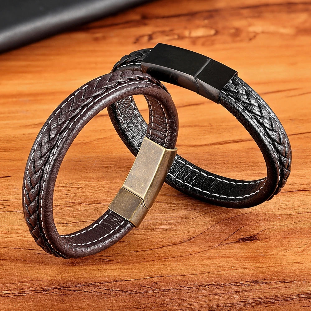 Xqni Trendy Grid Texture Bracelet — Swuffy