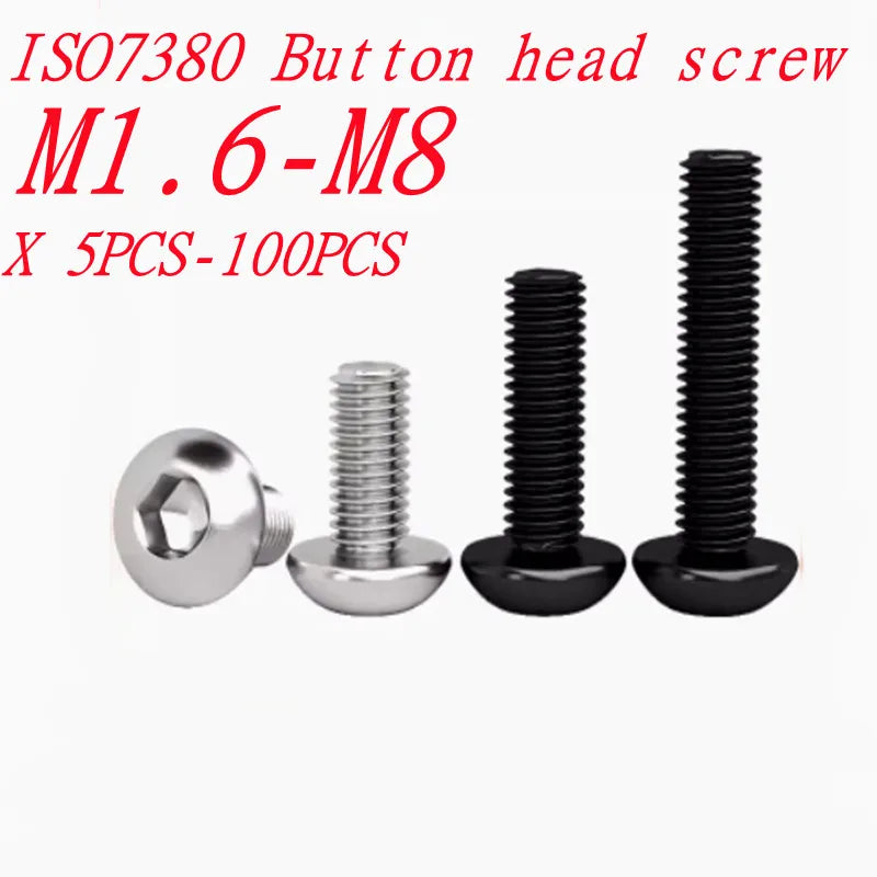 Stainless Steel Socket Button Allen — Swuffy