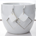 Punk White Shell Hollow Square — Swuffy
