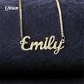 Qitian Personalized Name Necklace Gold — Swuffy