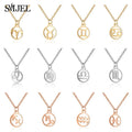 Smjel Stainless Steel Zodiac Pendant — Swuffy