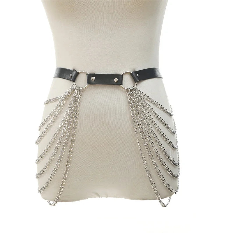 Gothic Body Chain Belt — Swuffy