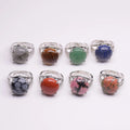 Hollow Full Ring Natural Stone — Swuffy