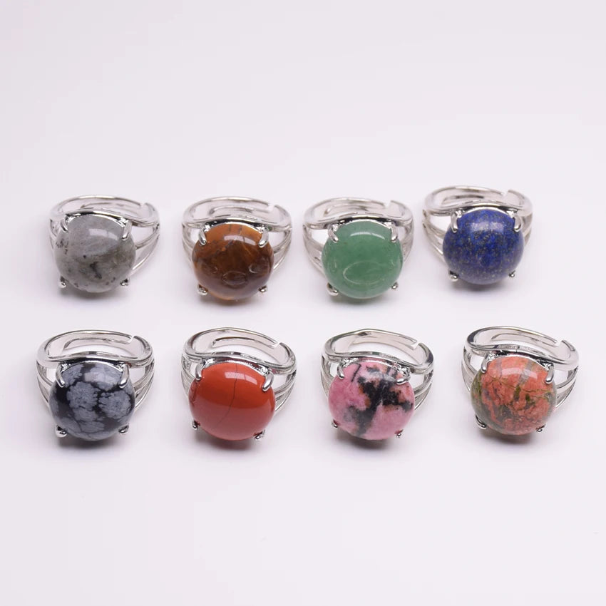 Hollow Full Ring Natural Stone — Swuffy