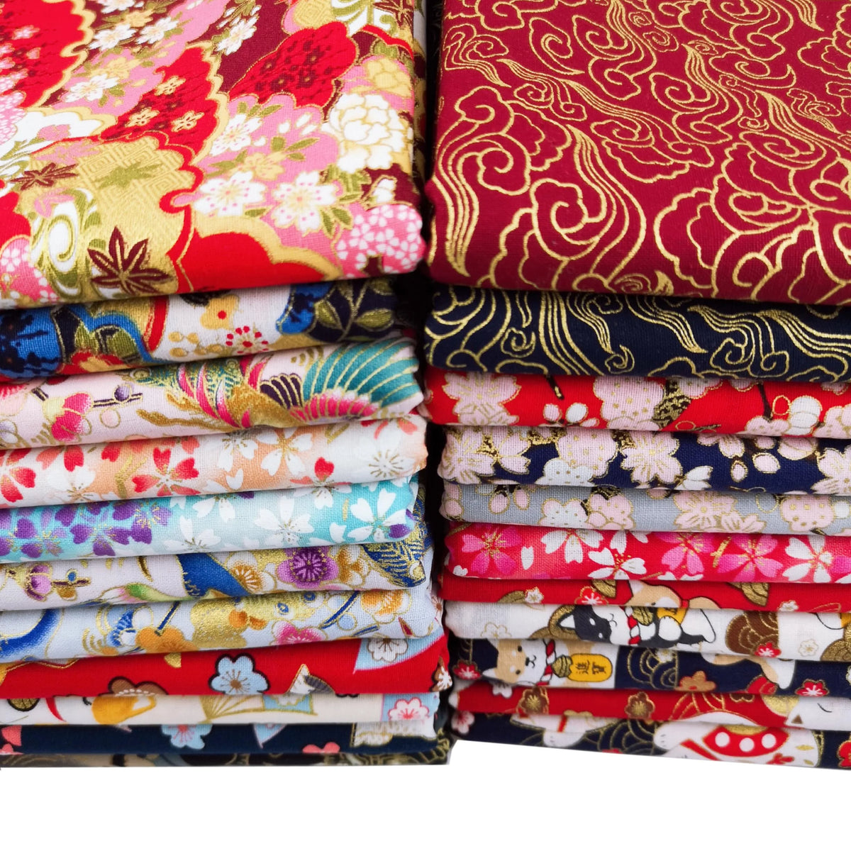 Japanese Kimono Bronzed Cotton Fabric — Swuffy