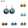 Glamour Silver Simple Earrings Van — Swuffy