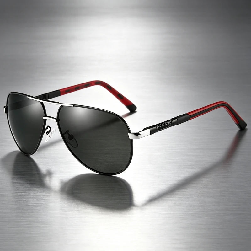 Pilot Polarized Sunglasses Metal Anti — Swuffy