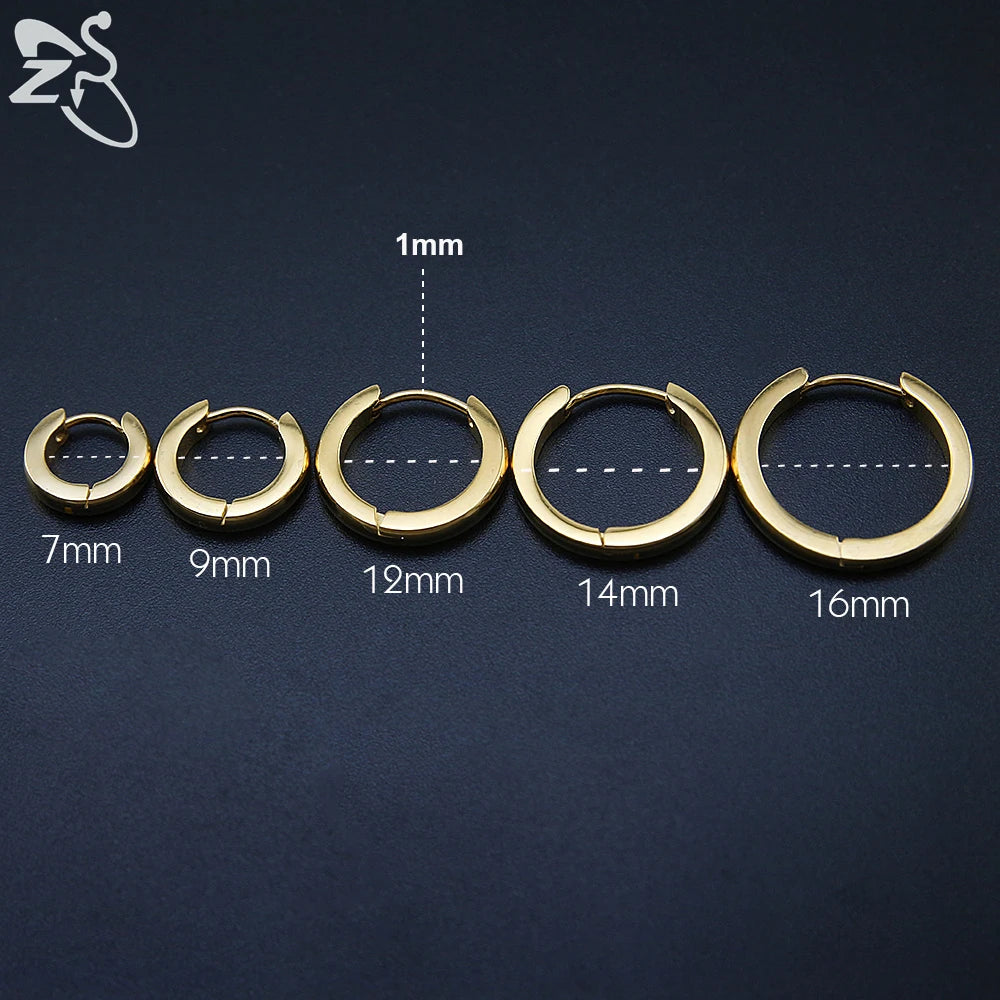 Small Hoop Earrings Circle Earrings — Swuffy