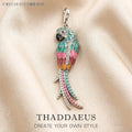 Solid Sterling Silver Parrot Pendant — Swuffy