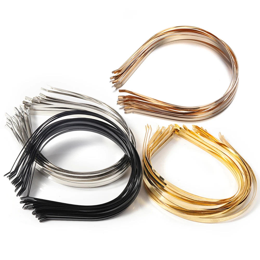 Stainless Steel Headband Gold Silver — Swuffy