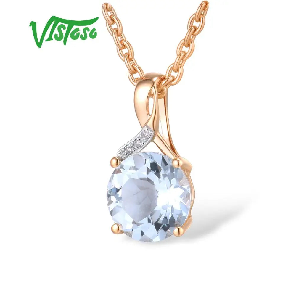 Vistoso Gold Pendant Rose Gold — Swuffy
