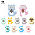 Raccoon Silicone Teether Toys Necklace — Swuffy