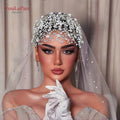 Youlapan Golden Wedding Crystal Headband — Swuffy