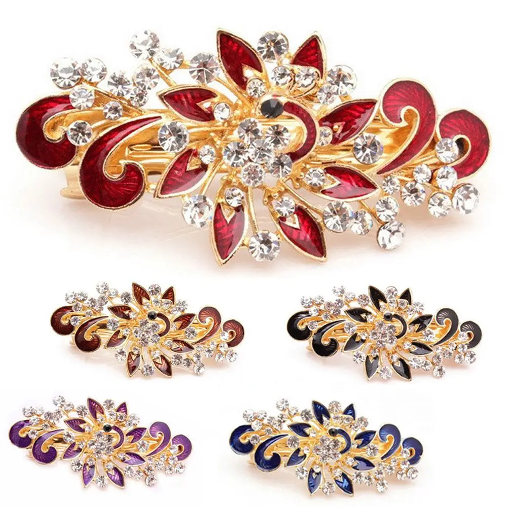 Metal Hair Clips Shinning Crystal — Swuffy