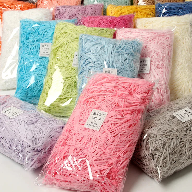 Multicolored Shredded Crinkle Paper Strands — Swuffy